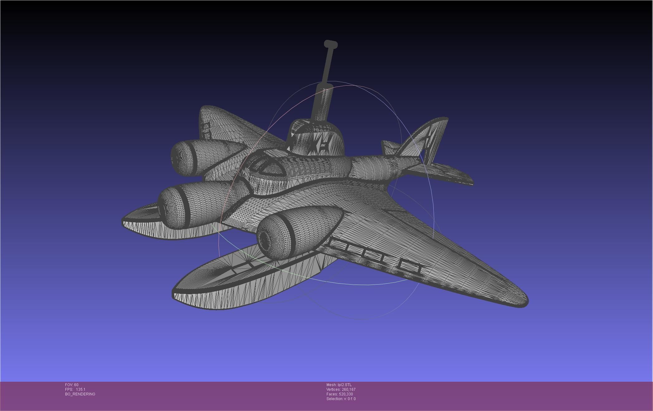 LPL Flying Submarine Model 3D print model_69
