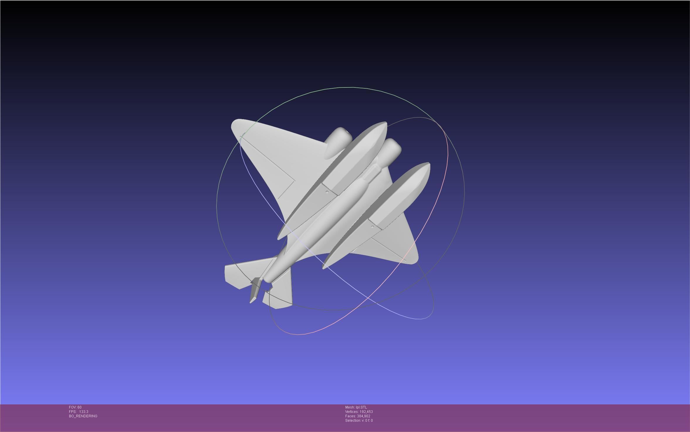 LPL Flying Submarine Model 3D print model_35