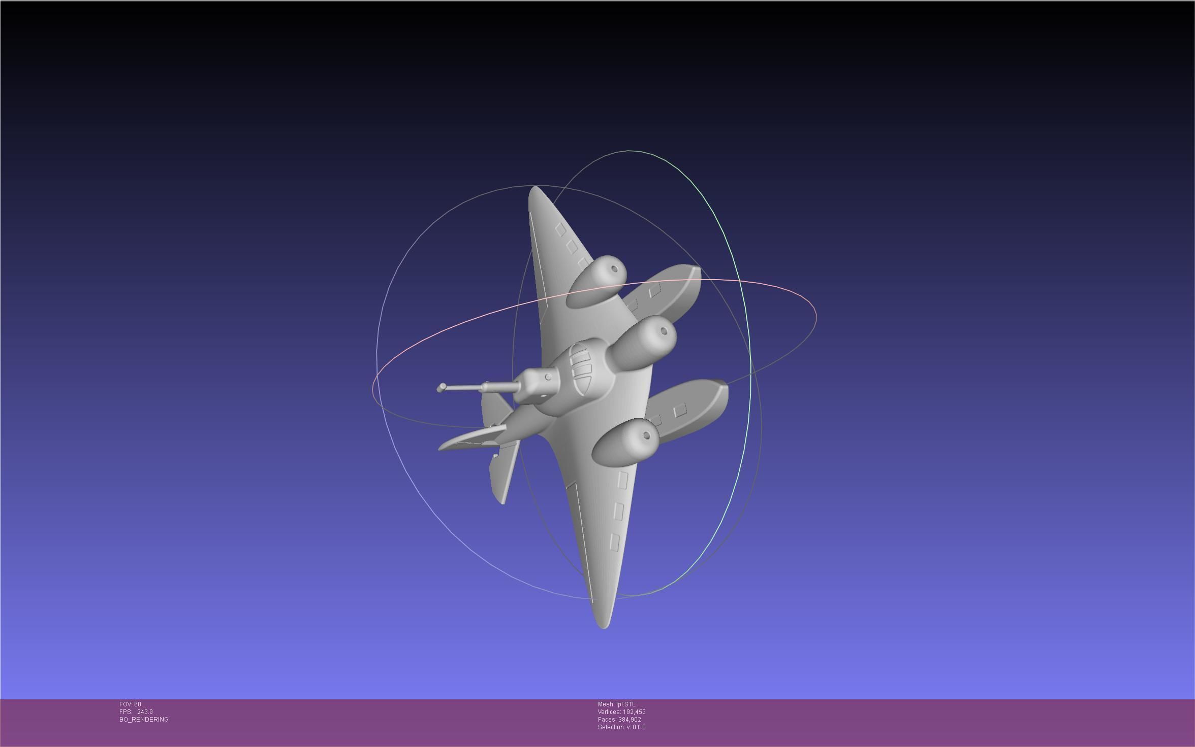 LPL Flying Submarine Model 3D print model_28