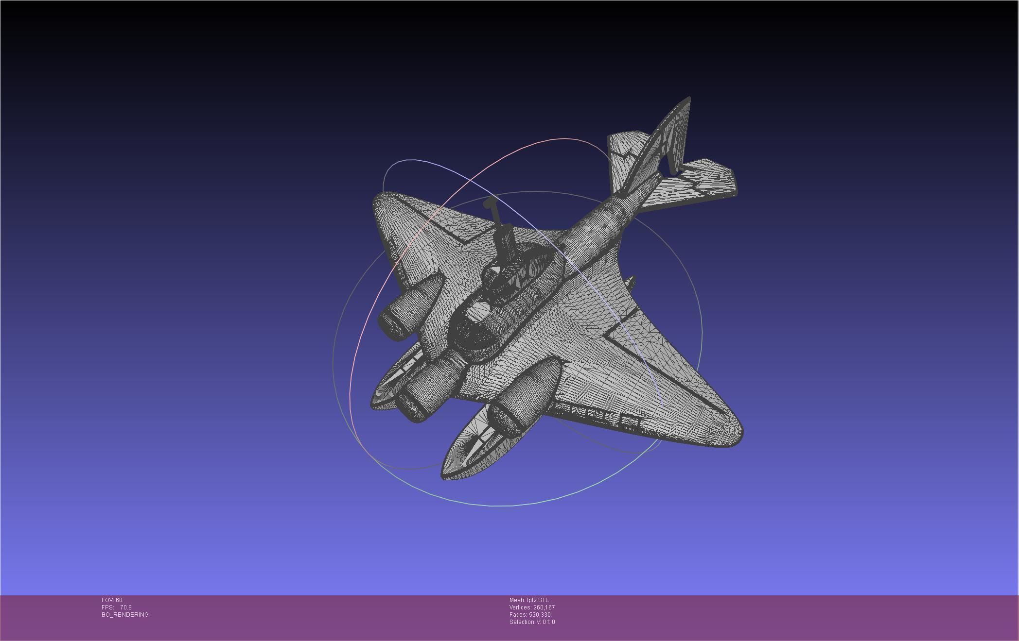 LPL Flying Submarine Model 3D print model_74