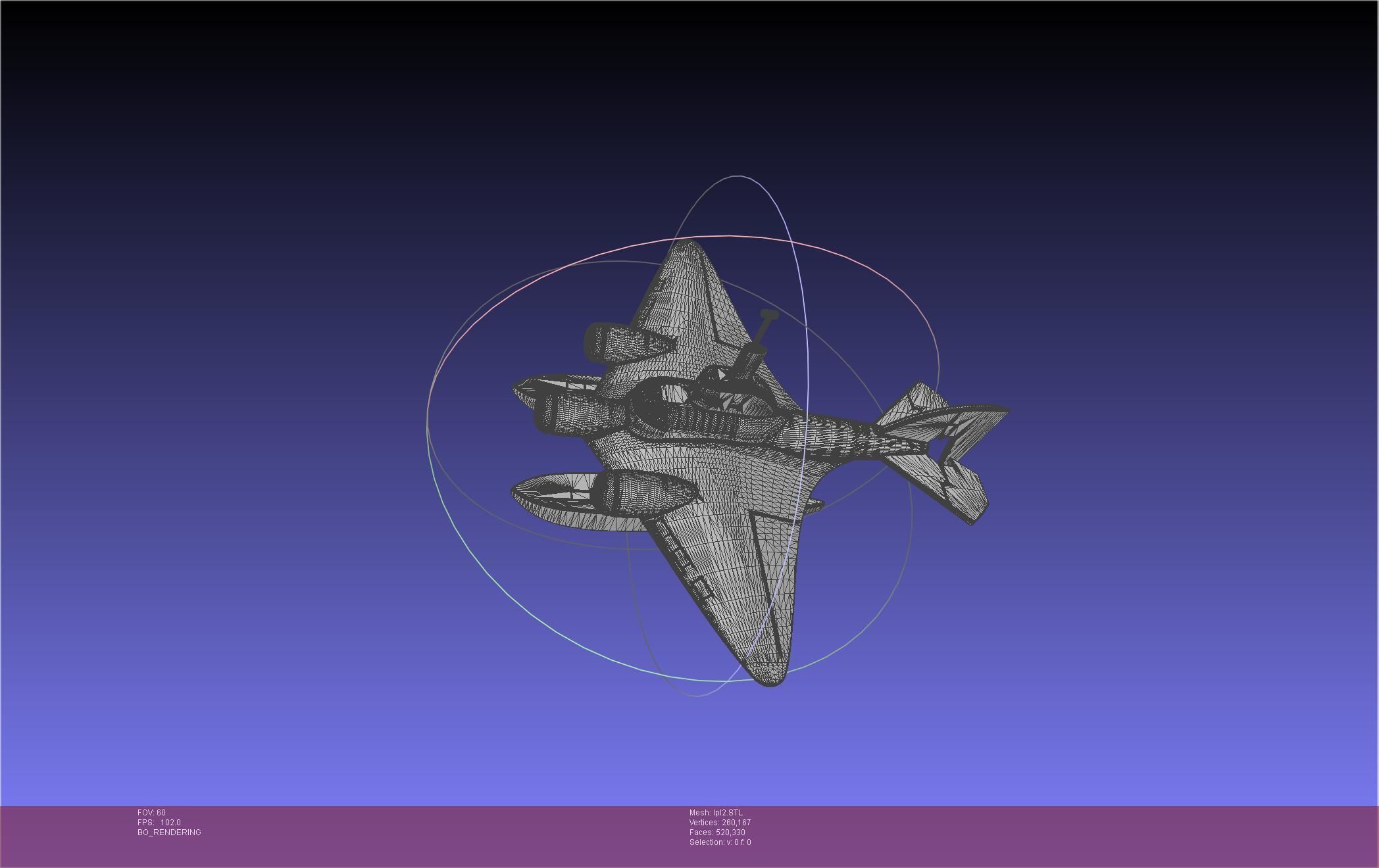 LPL Flying Submarine Model 3D print model_71