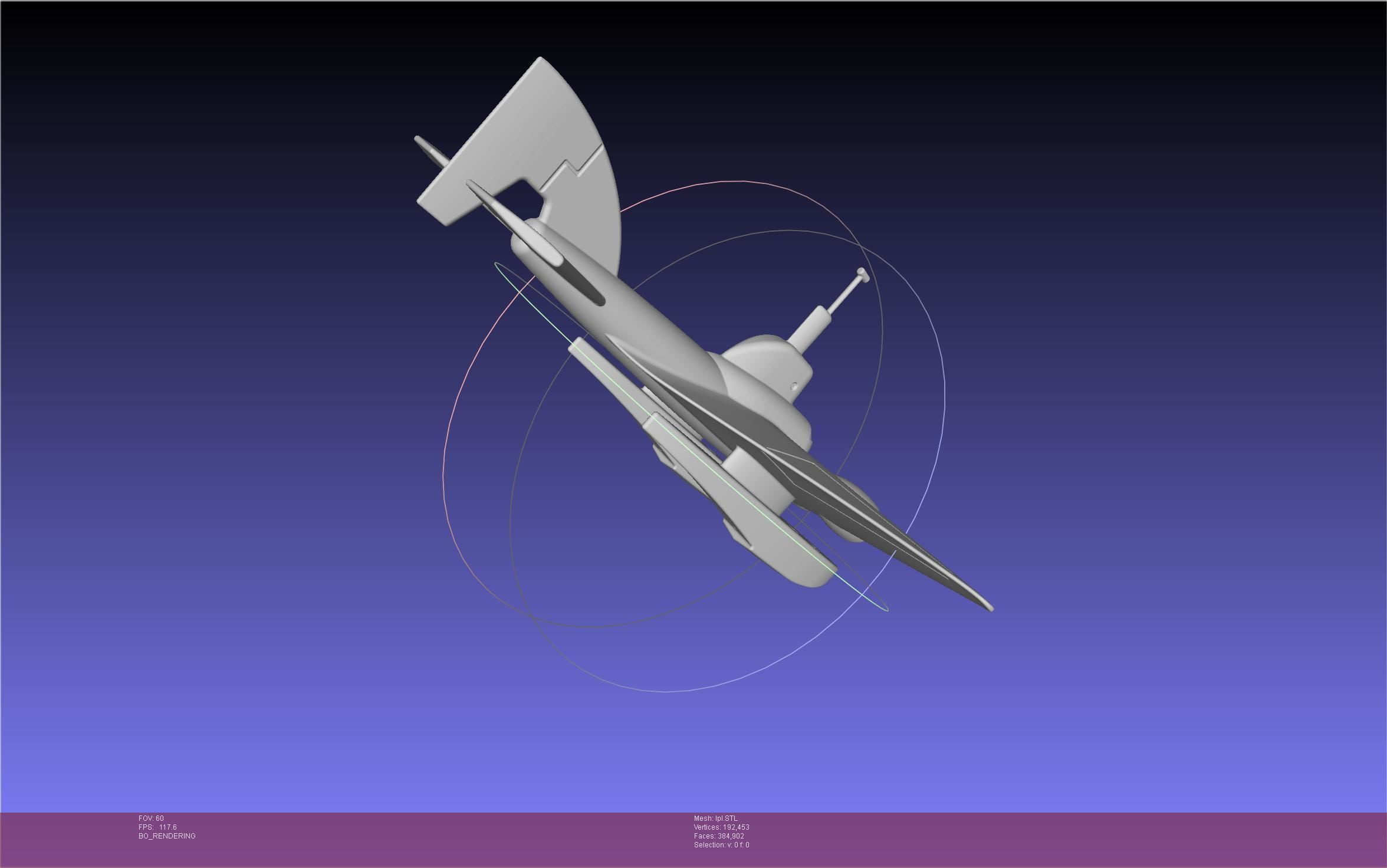 LPL Flying Submarine Model 3D print model_25