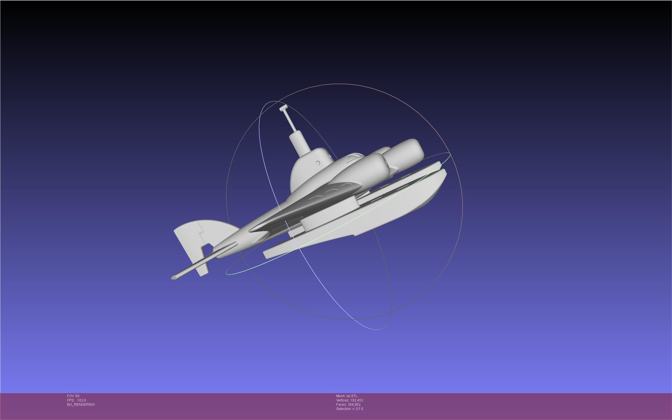 LPL Flying Submarine Model 3D print model_16