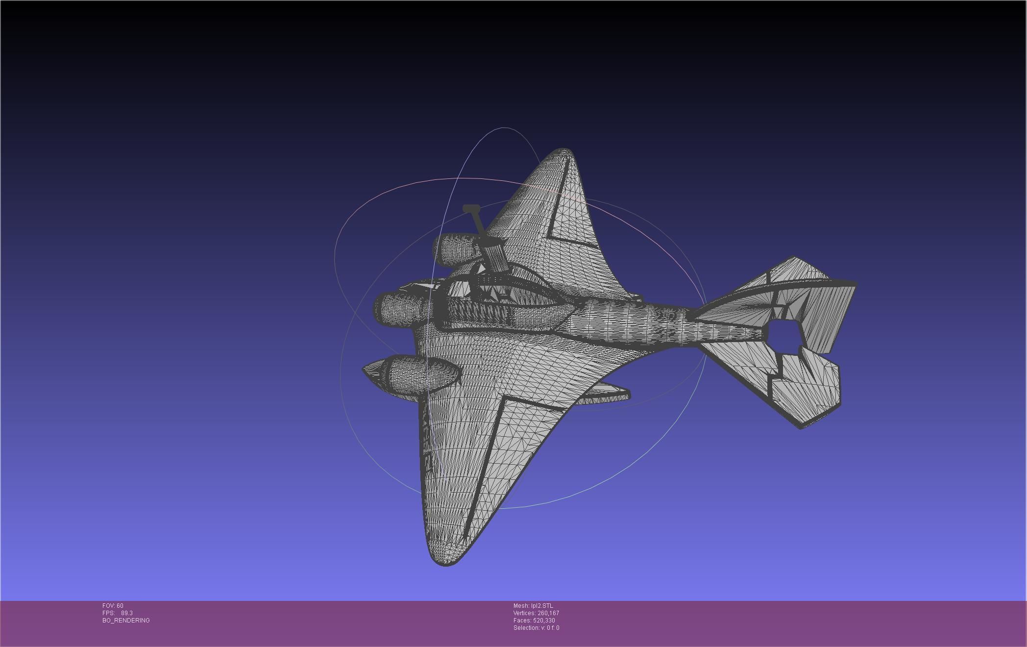 LPL Flying Submarine Model 3D print model_65