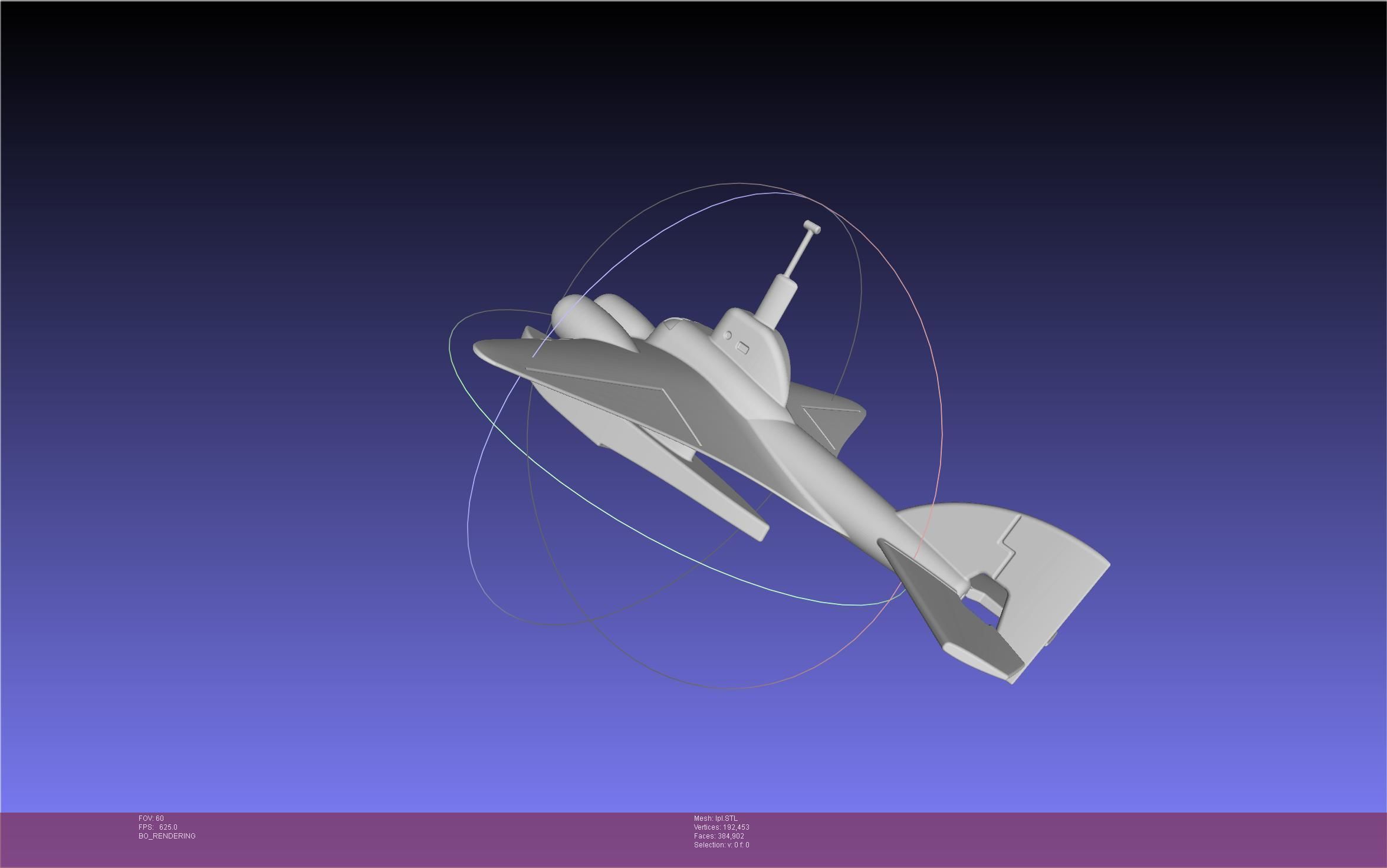 LPL Flying Submarine Model 3D print model_56