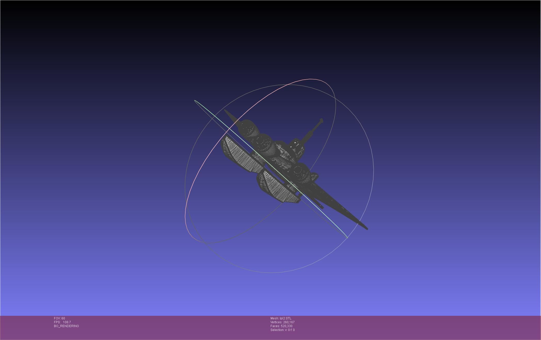 LPL Flying Submarine Model 3D print model_64