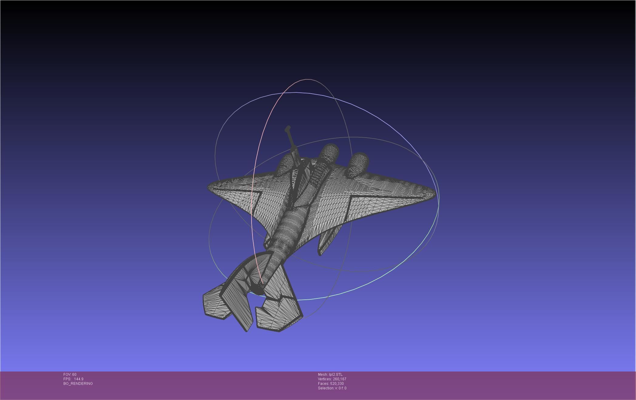 LPL Flying Submarine Model 3D print model_70