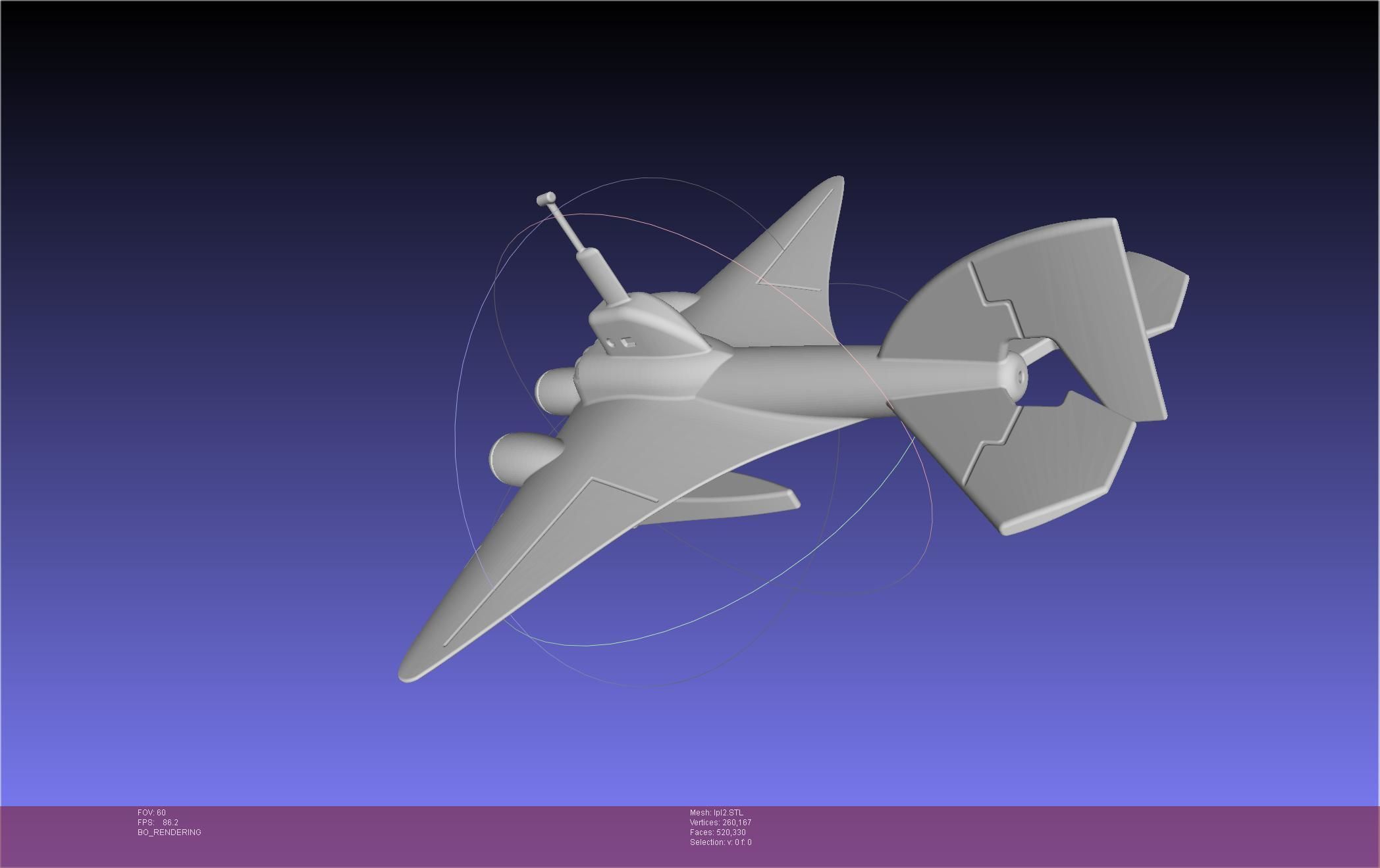 LPL Flying Submarine Model 3D print model_76