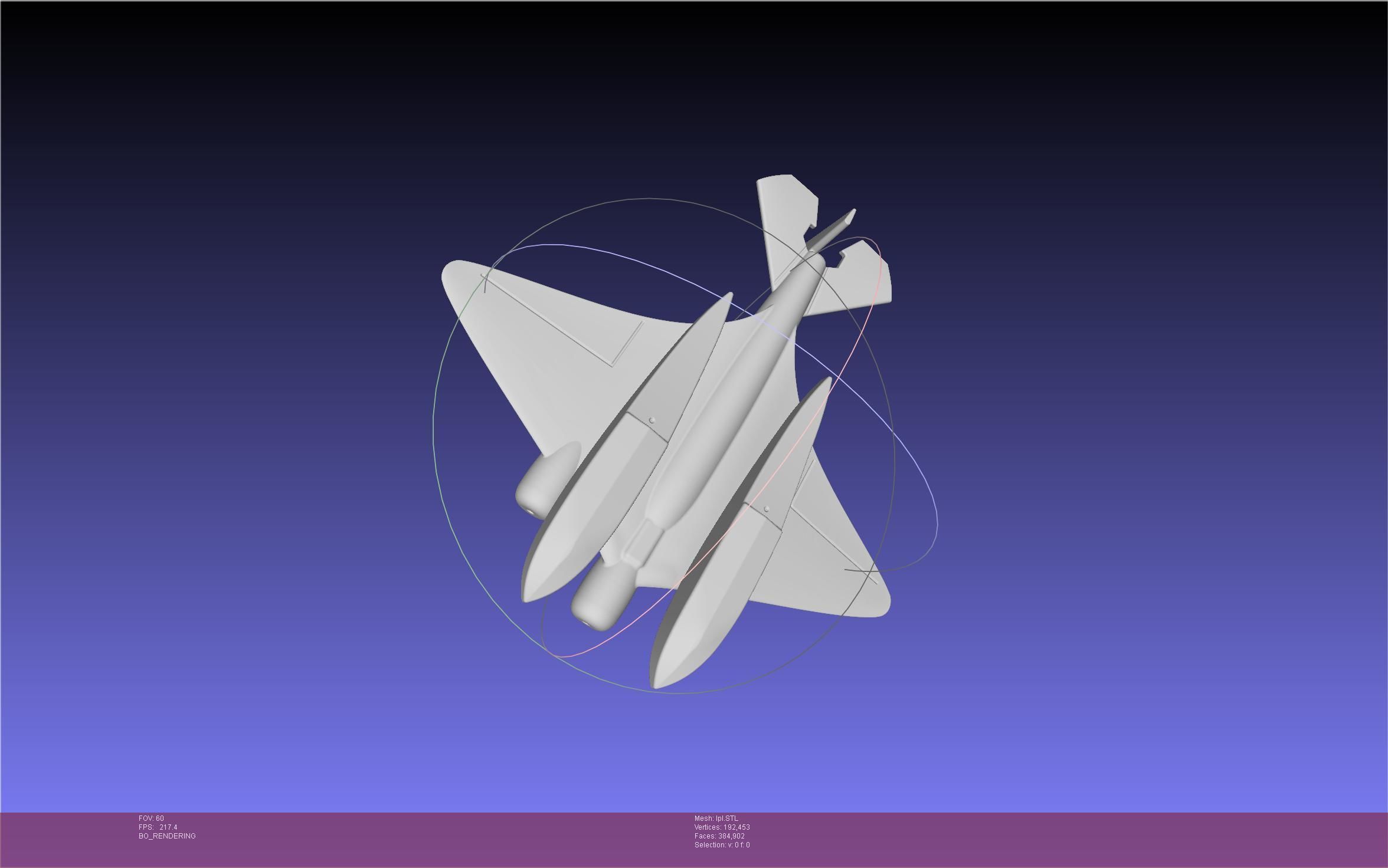 LPL Flying Submarine Model 3D print model_27