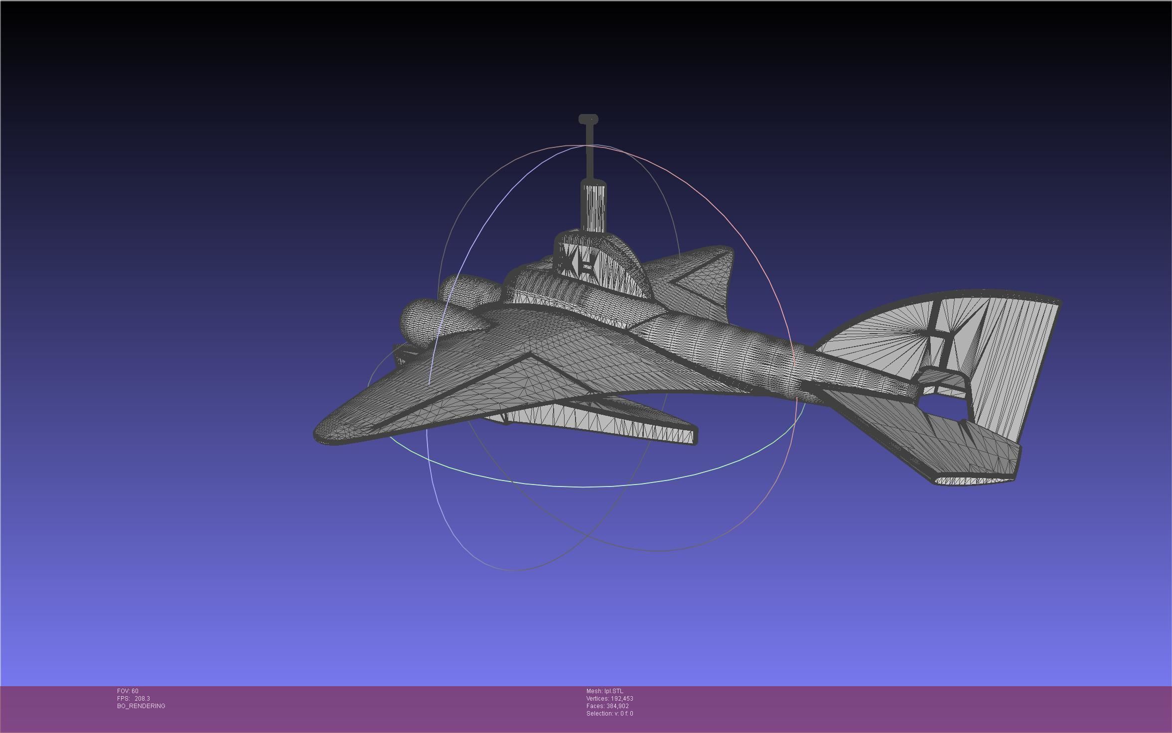 LPL Flying Submarine Model 3D print model_51