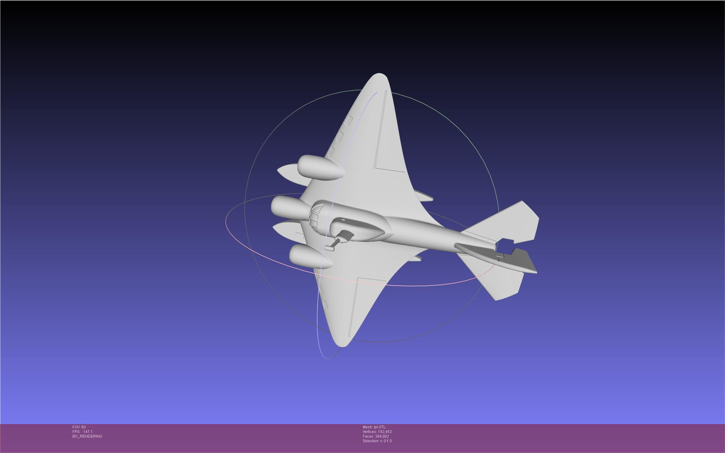 LPL Flying Submarine Model 3D print model_34