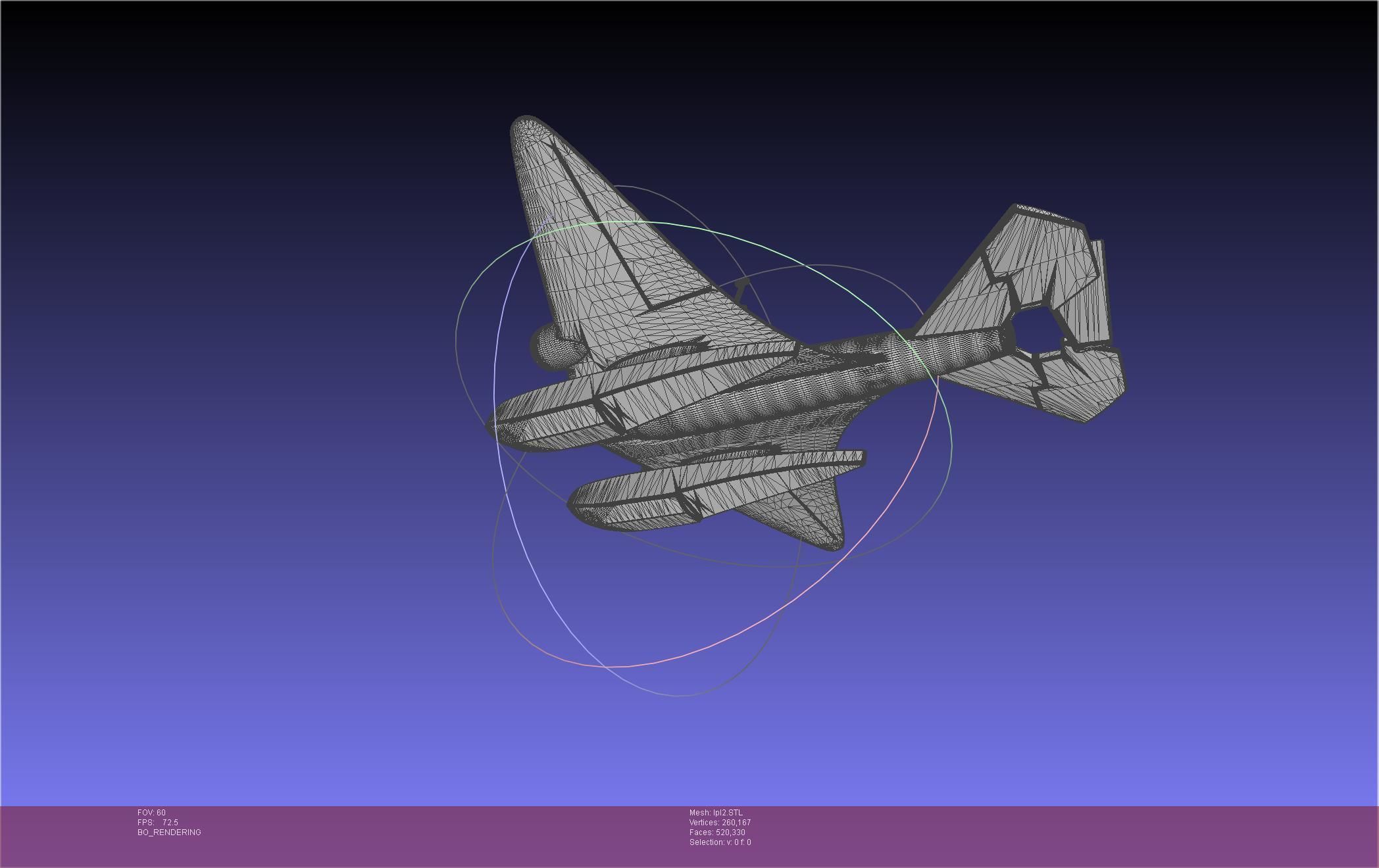 LPL Flying Submarine Model 3D print model_72
