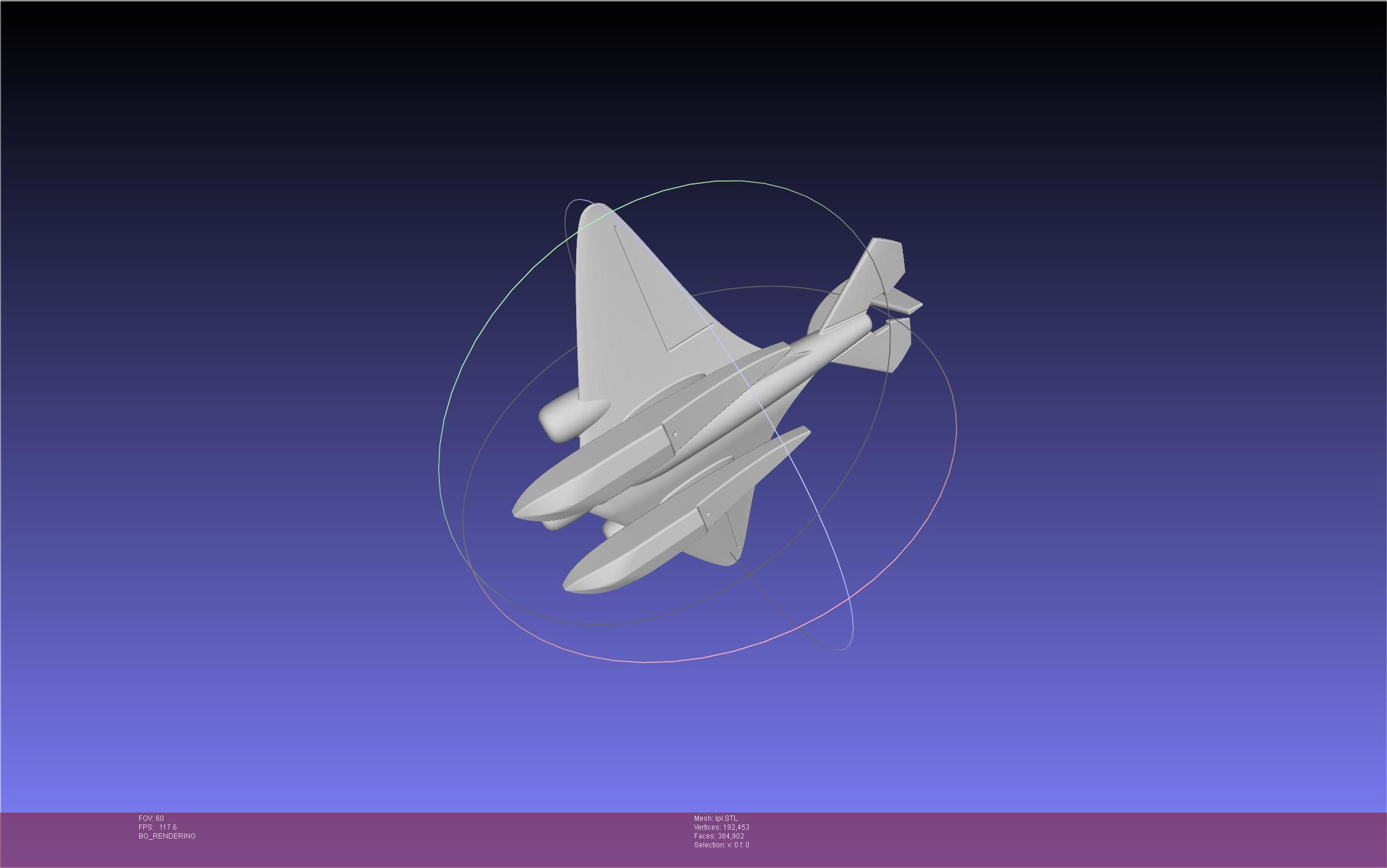 LPL Flying Submarine Model 3D print model_30
