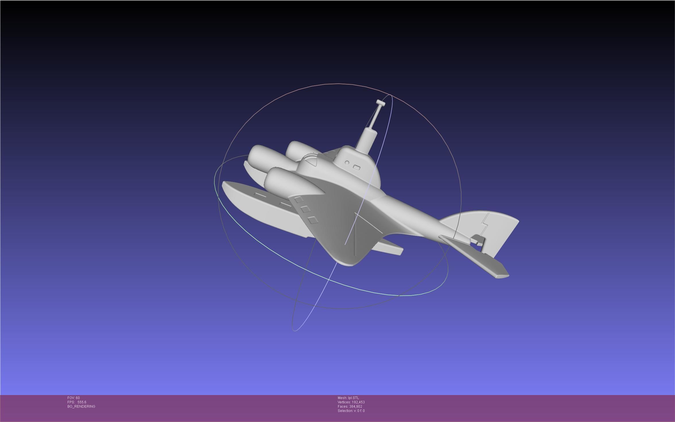 LPL Flying Submarine Model 3D print model_57