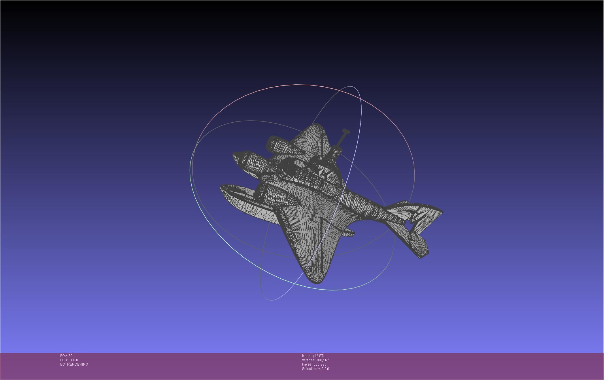LPL Flying Submarine Model 3D print model_66