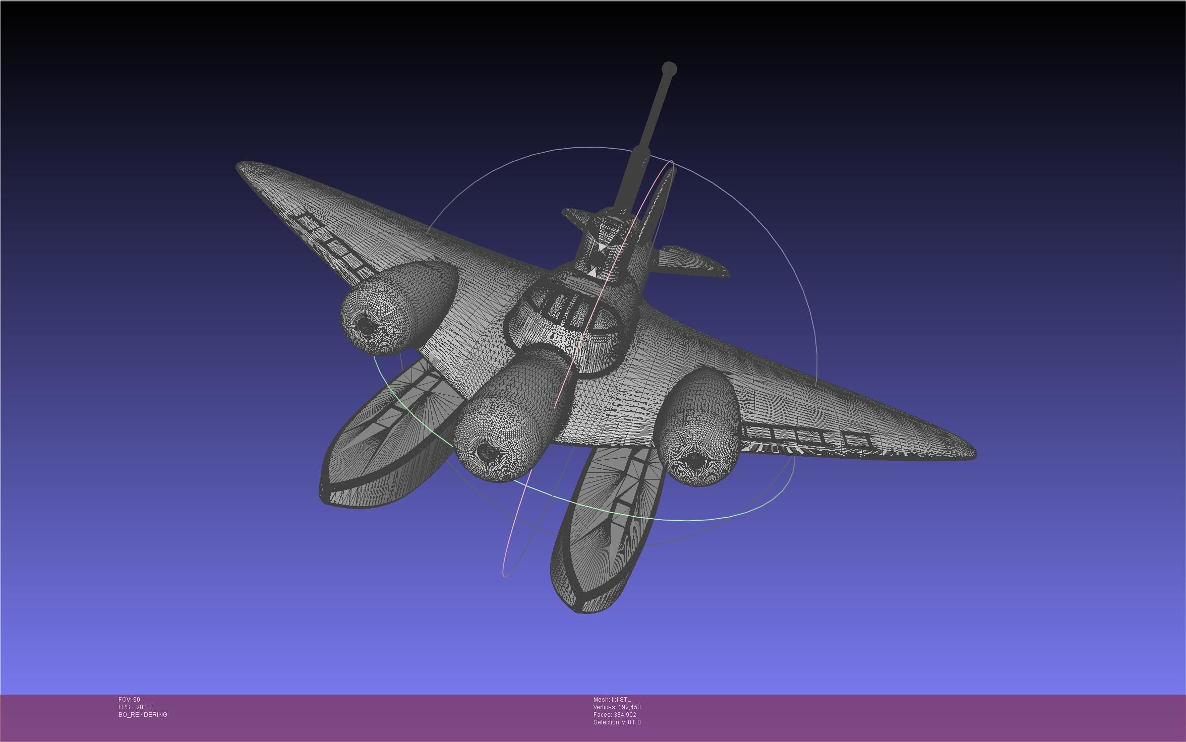 LPL Flying Submarine Model 3D print model_44