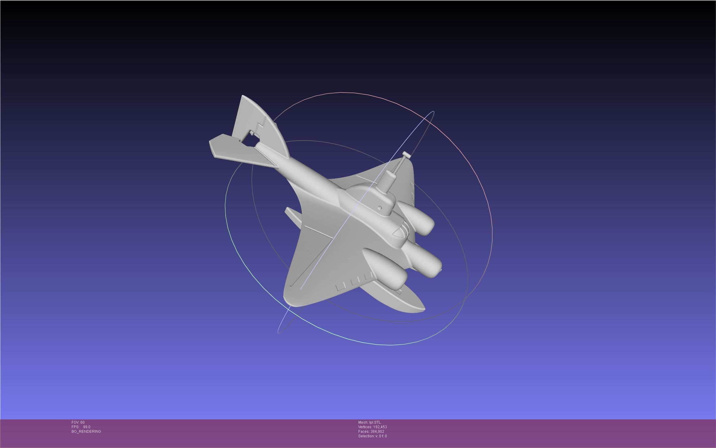 LPL Flying Submarine Model 3D print model_31