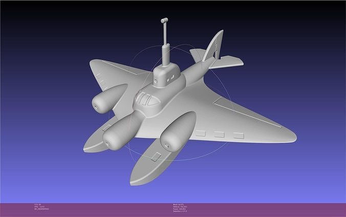 LPL Flying Submarine Model 3D print model