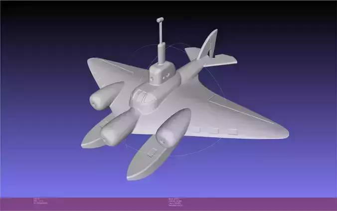 LPL Flying Submarine Model 3D print model