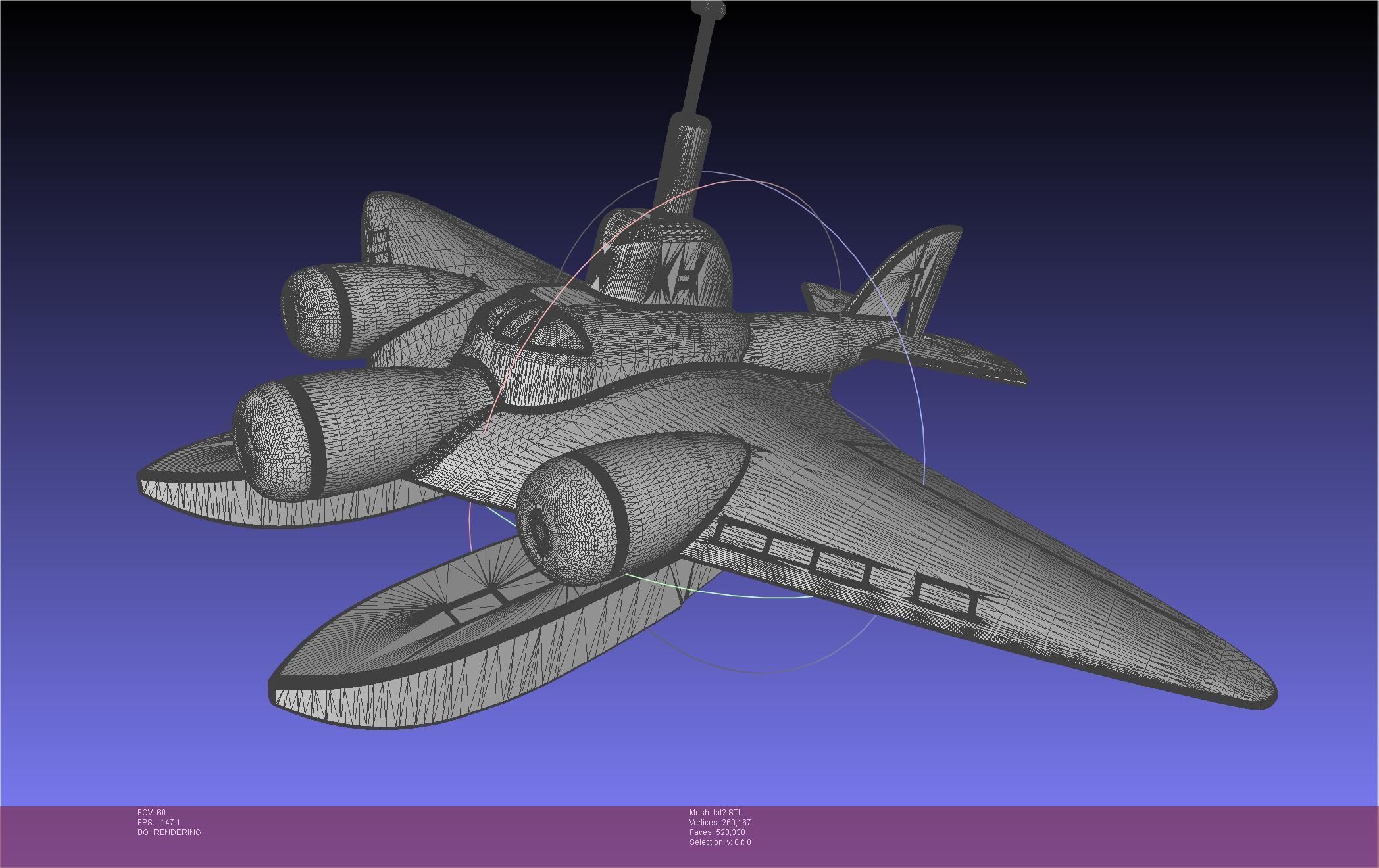 LPL Flying Submarine Model 3D print model_68