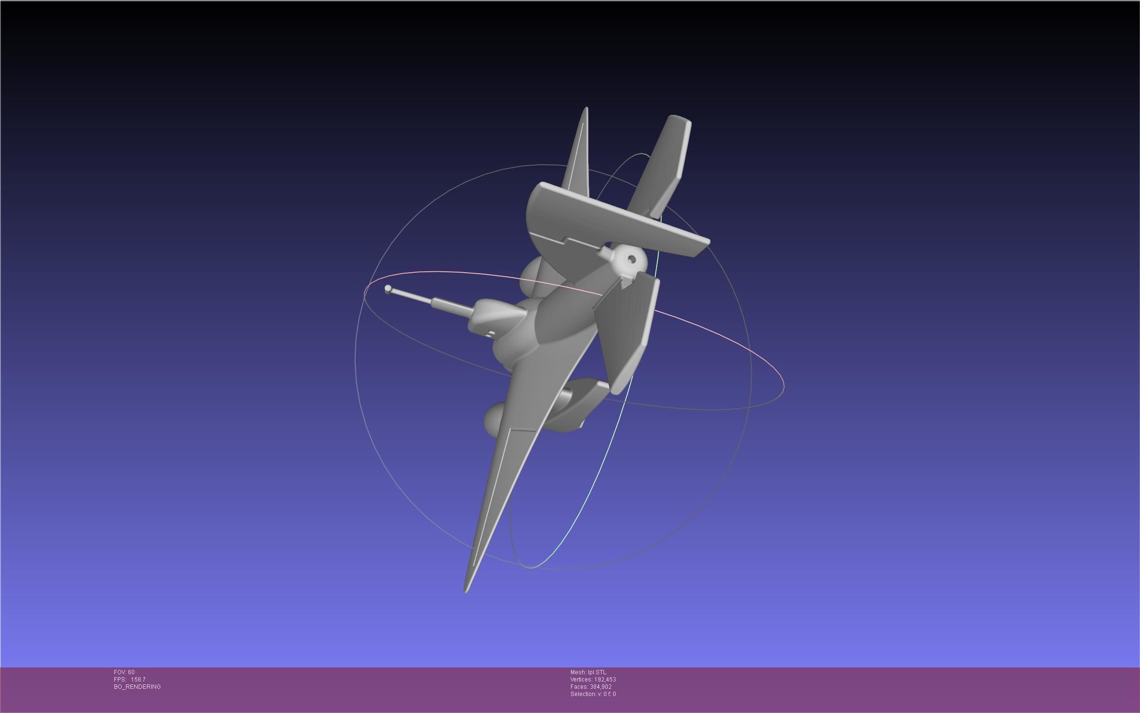LPL Flying Submarine Model 3D print model_22