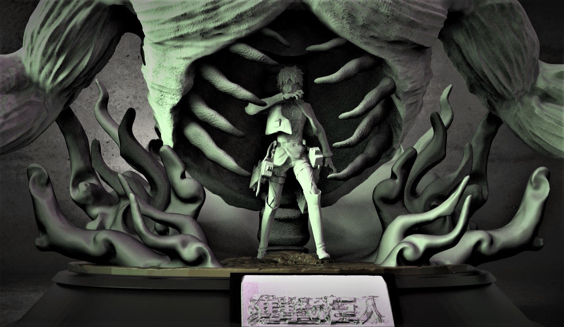 Eren Titan 3D print model_6