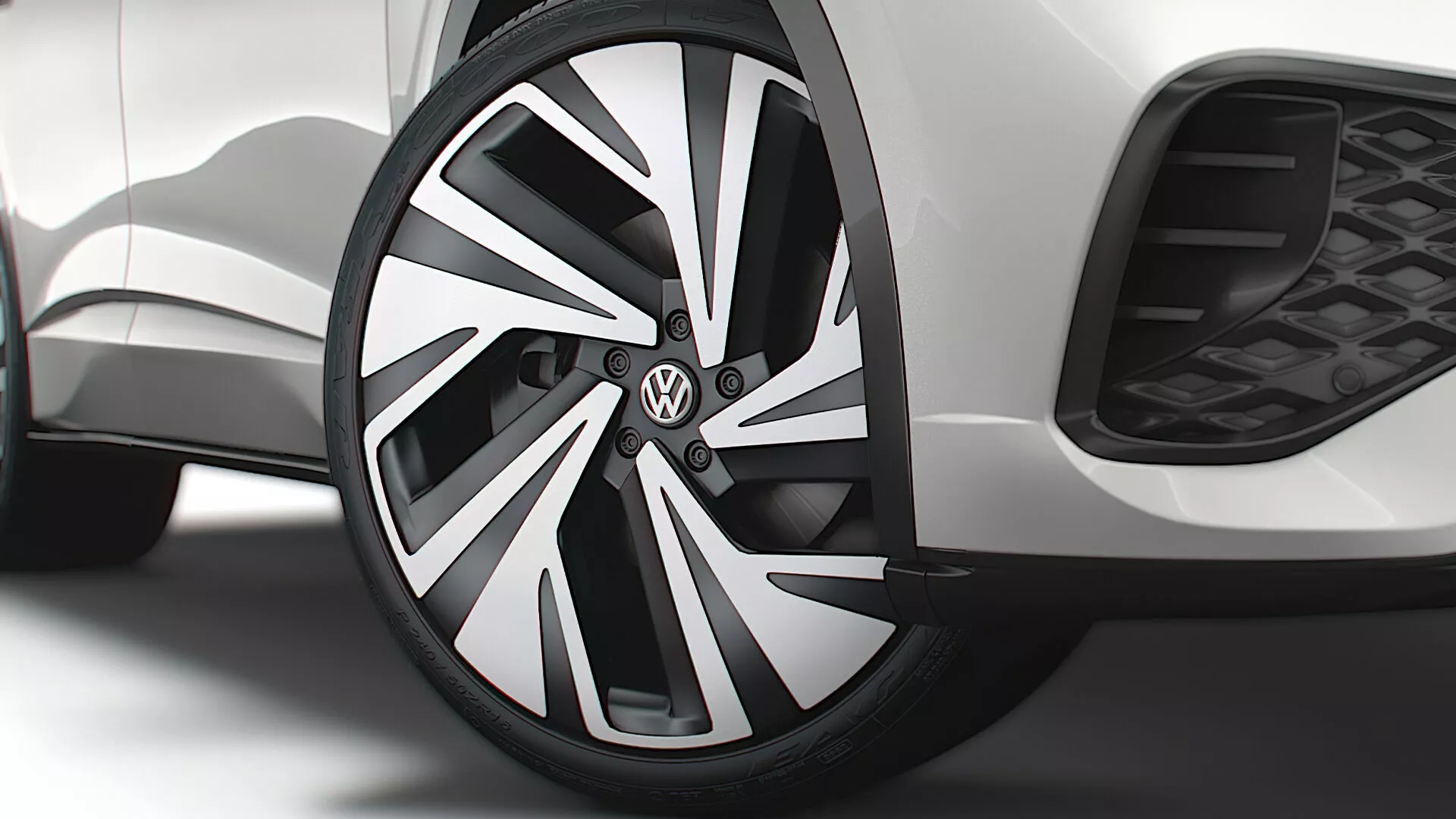 VW ID5 PRO 2022 wheel 3D model