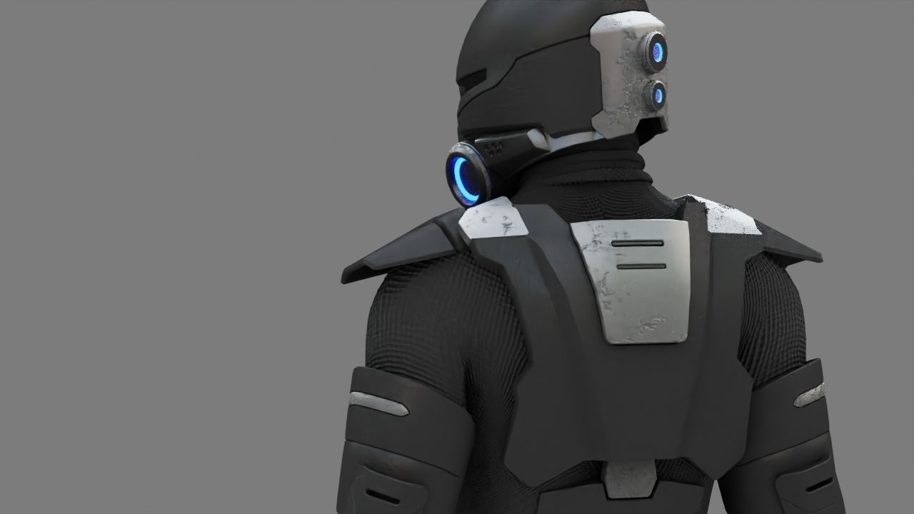 FIGHTER ORKOS  RIGGED CHARACTER 3D model_19