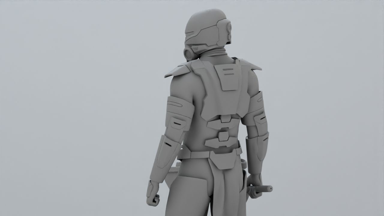 FIGHTER ORKOS  RIGGED CHARACTER 3D model_41