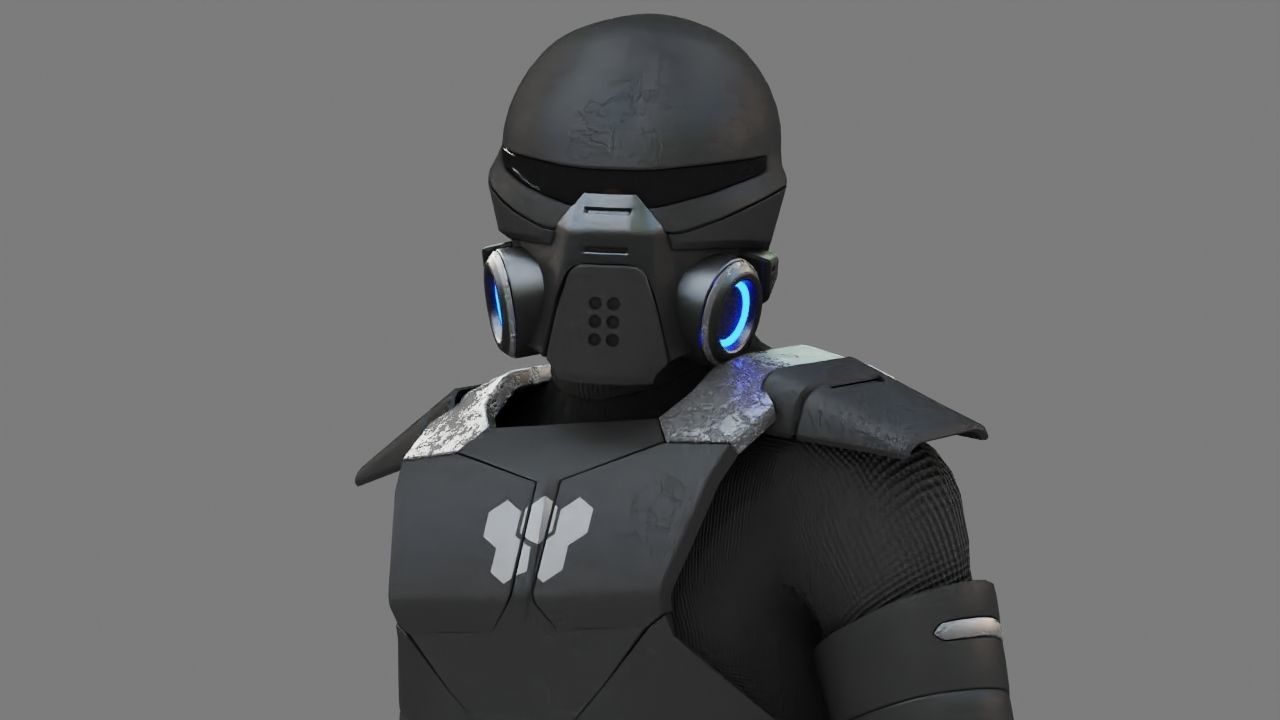 FIGHTER ORKOS  RIGGED CHARACTER 3D model_21