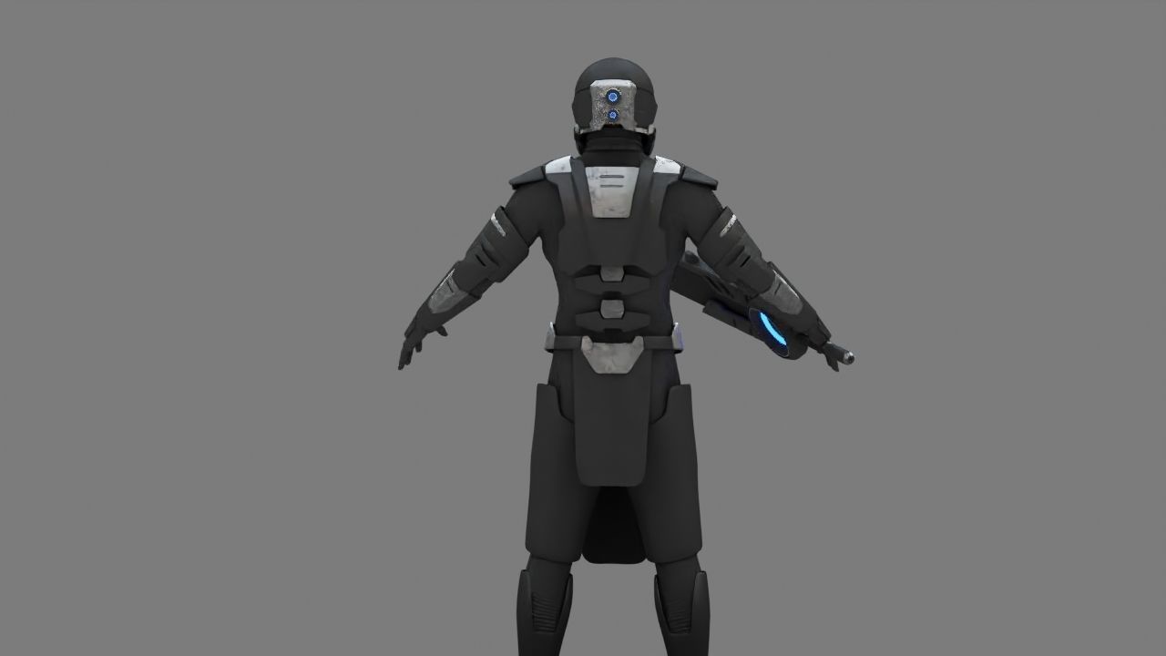 FIGHTER ORKOS  RIGGED CHARACTER 3D model_27