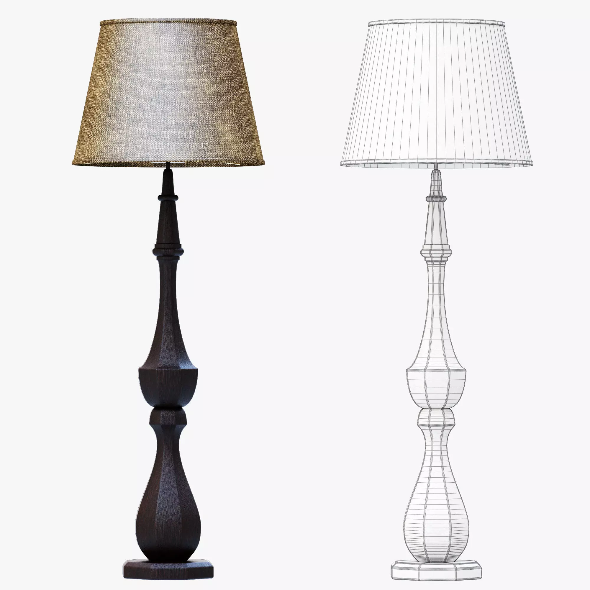 Arteriors Ellington Floor Lamp 3D model