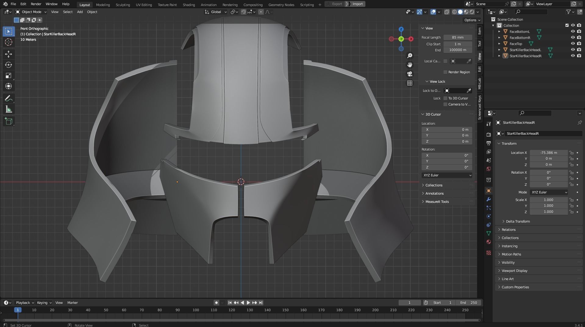 Darth Star Killer Helmet for Cosplay 3D print model_11