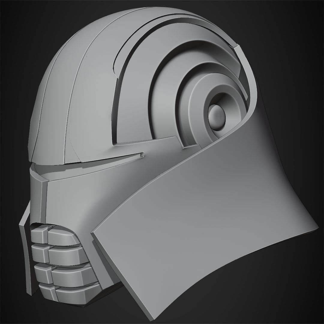 Darth Star Killer Helmet for Cosplay 3D print model_12