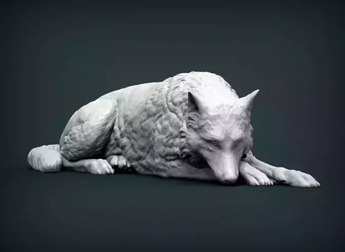 wolf 3D print model 3D print model wolf 3D print model 3D print model