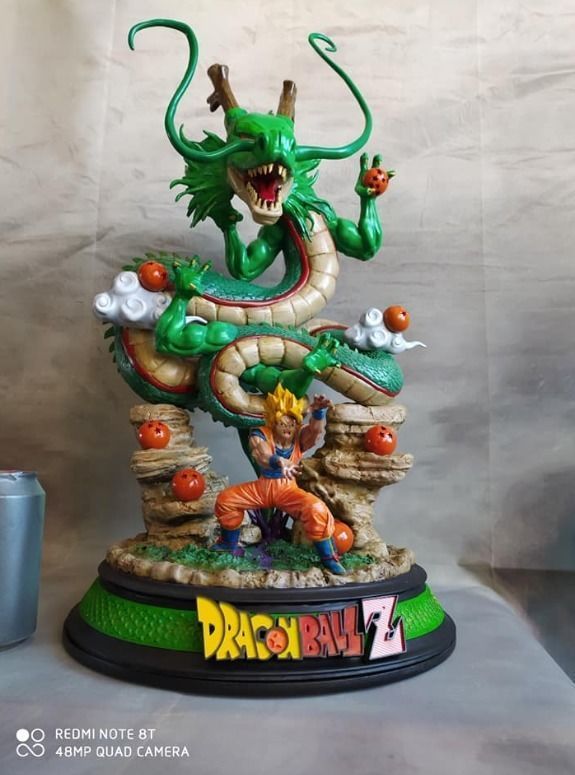 Shenron and Goku 3D print model_2