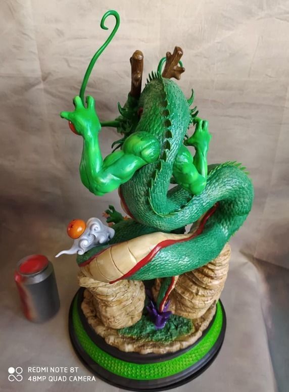 Shenron and Goku 3D print model_4