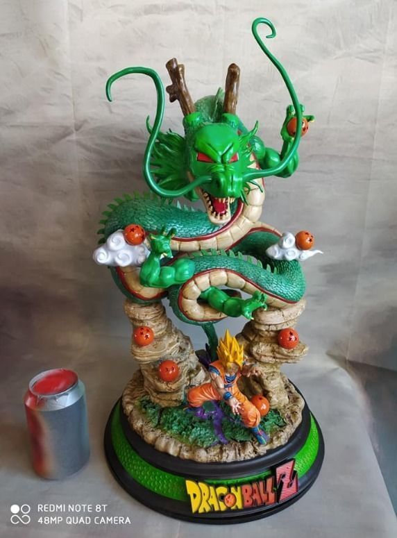 Shenron and Goku 3D print model_5
