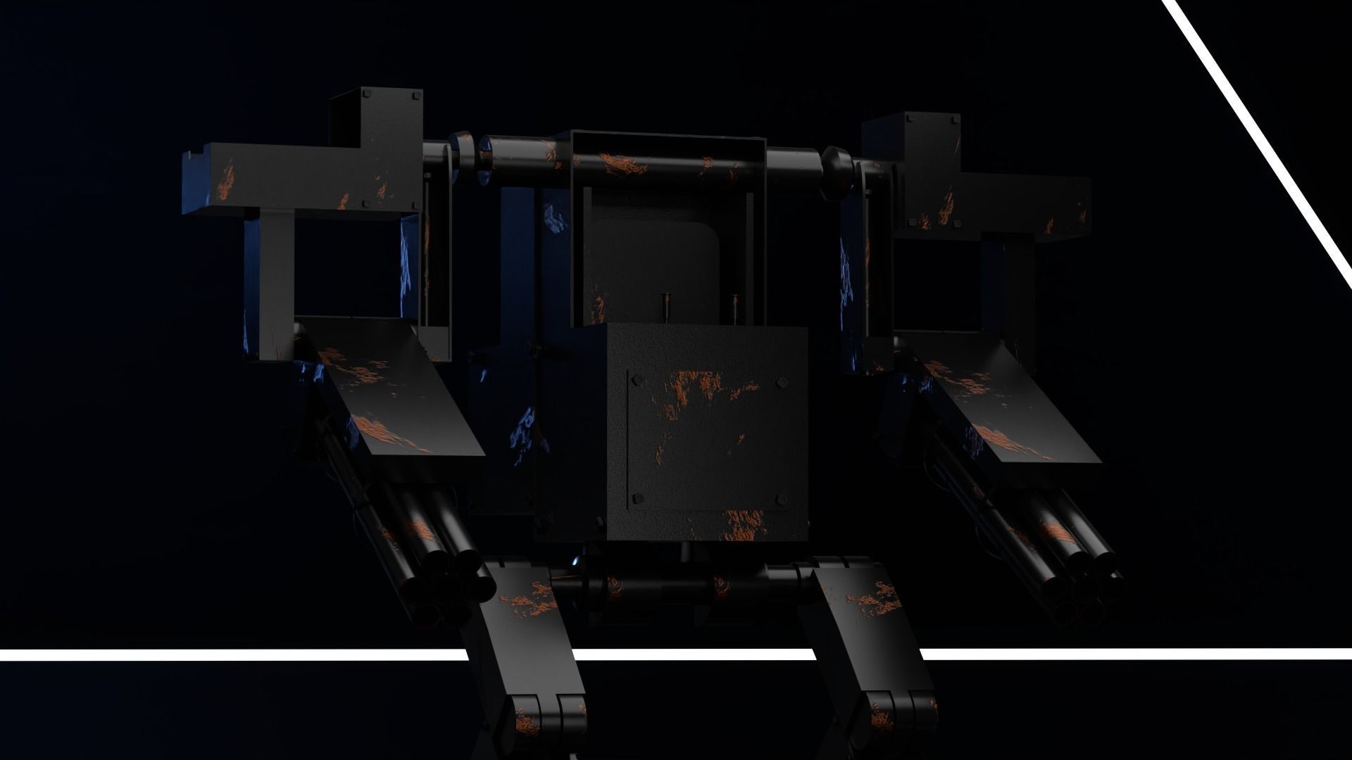 3D model Mecha Character VR / AR / low-poly | CGTrader