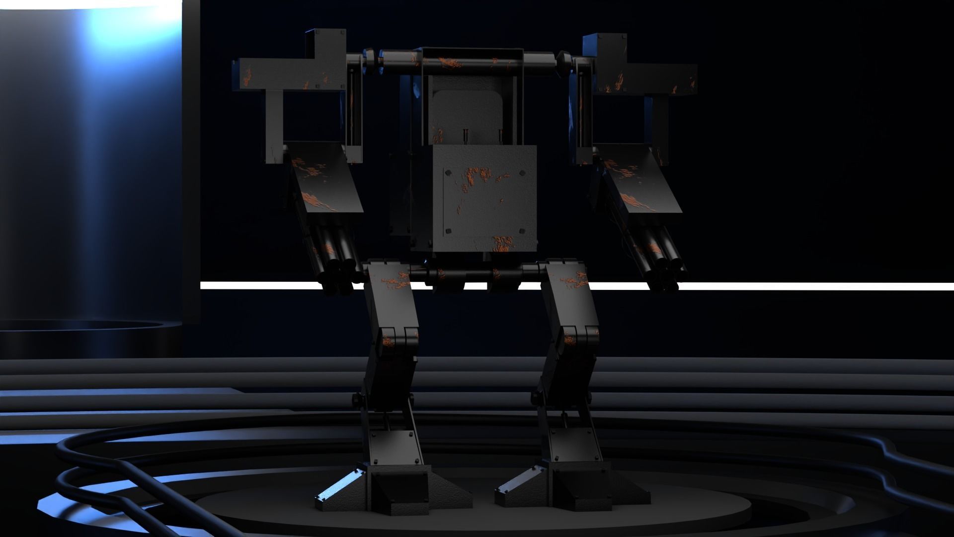 3D model Mecha Character VR / AR / low-poly | CGTrader