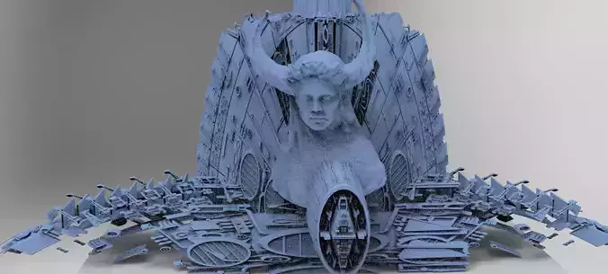 Sci-Fi City dystopia City Ruin Tech 2 