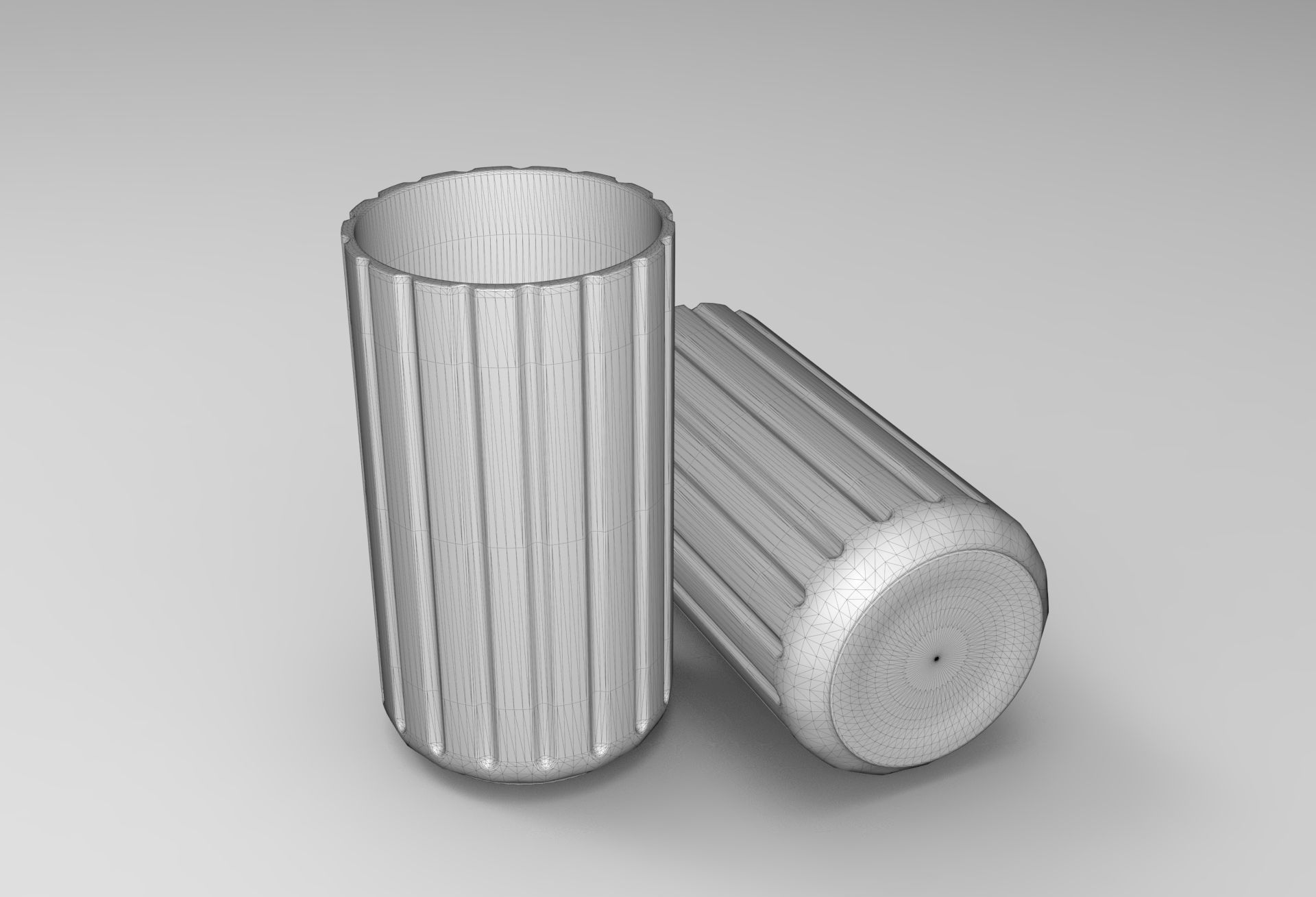 Lyngby Vase Low-poly 3D model_5