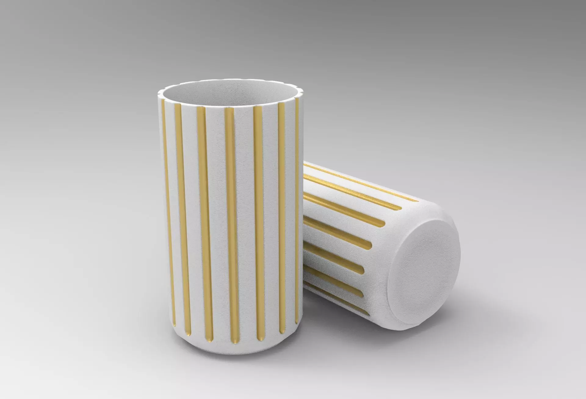 Lyngby Vase Low-poly 3D model_0