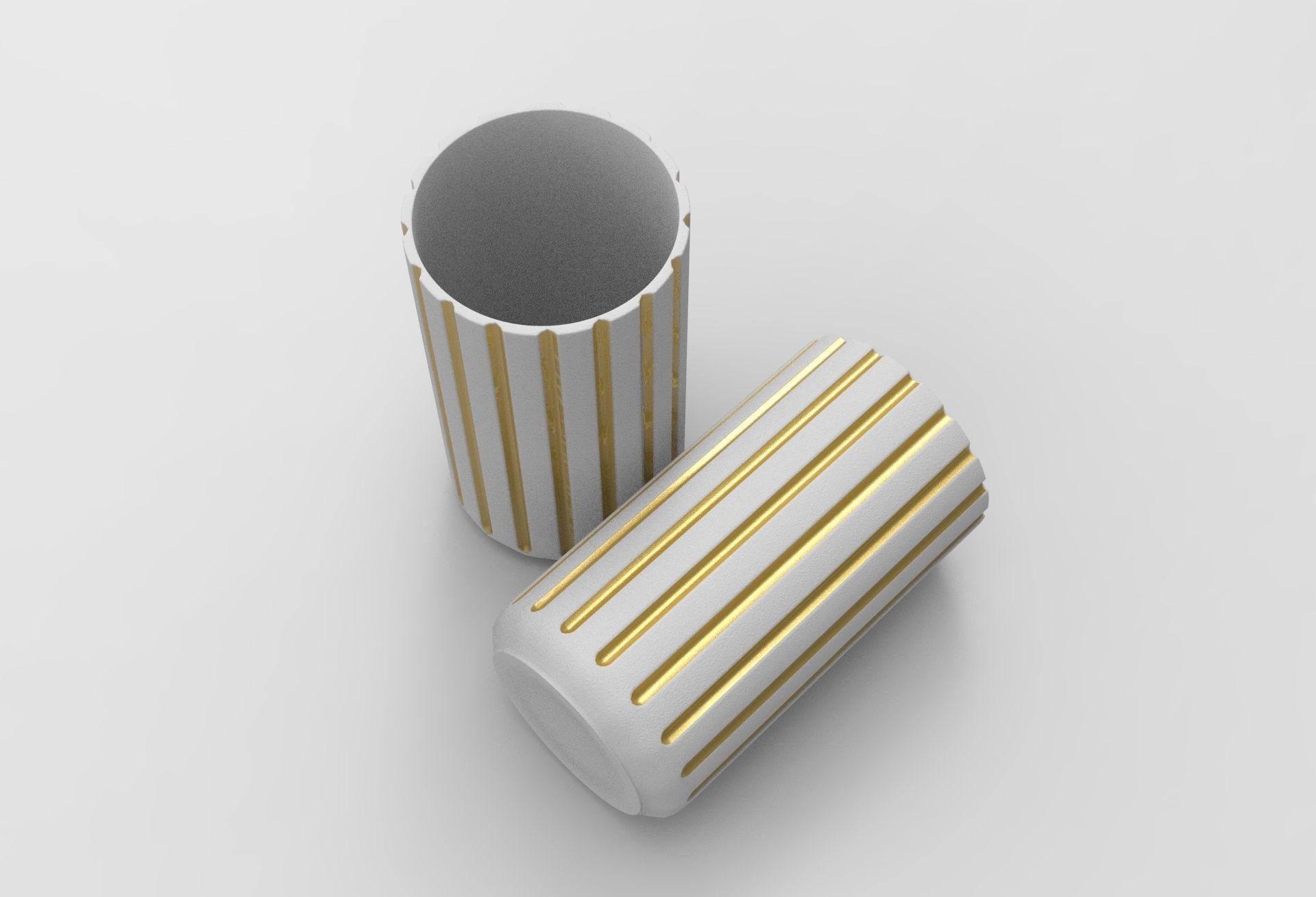 Lyngby Vase Low-poly 3D model_1
