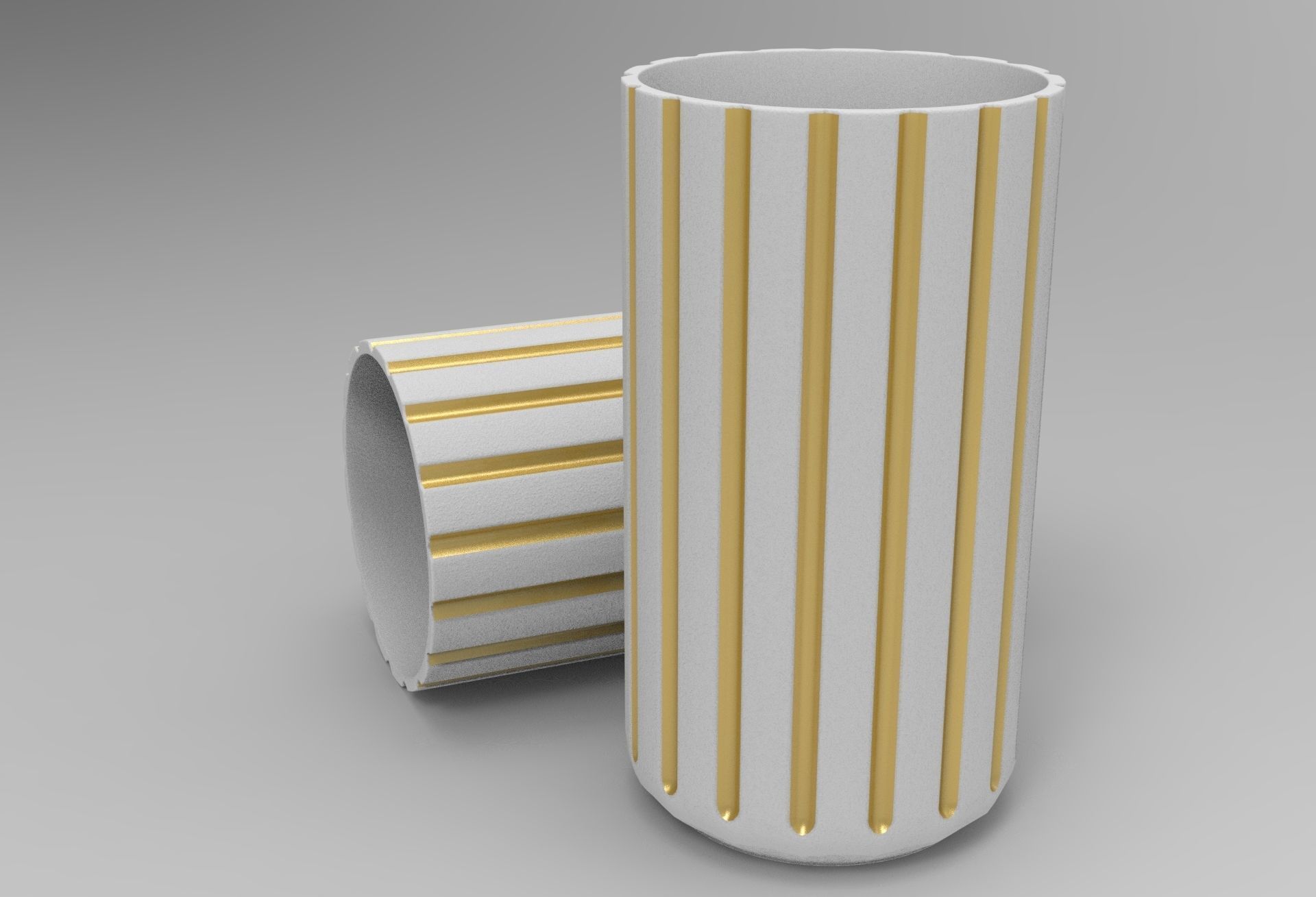 Lyngby Vase Low-poly 3D model_3