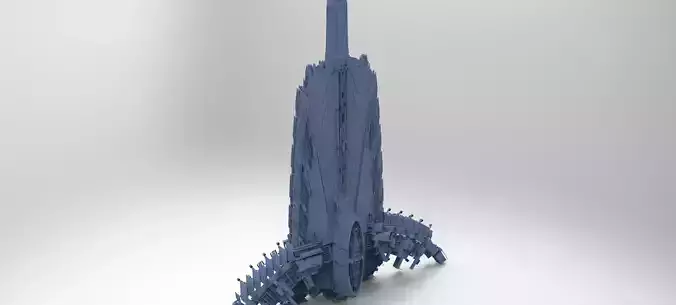 Sci-Fi City dystopia City Ruin Tech 7