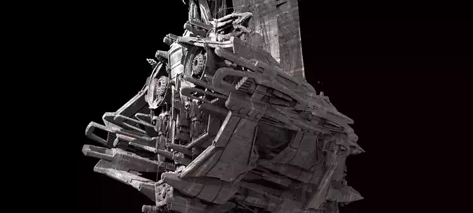 Dark Dreadnaught airship 2