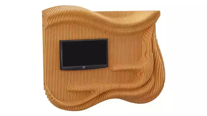 Parametric TV 3D model 17  3D model