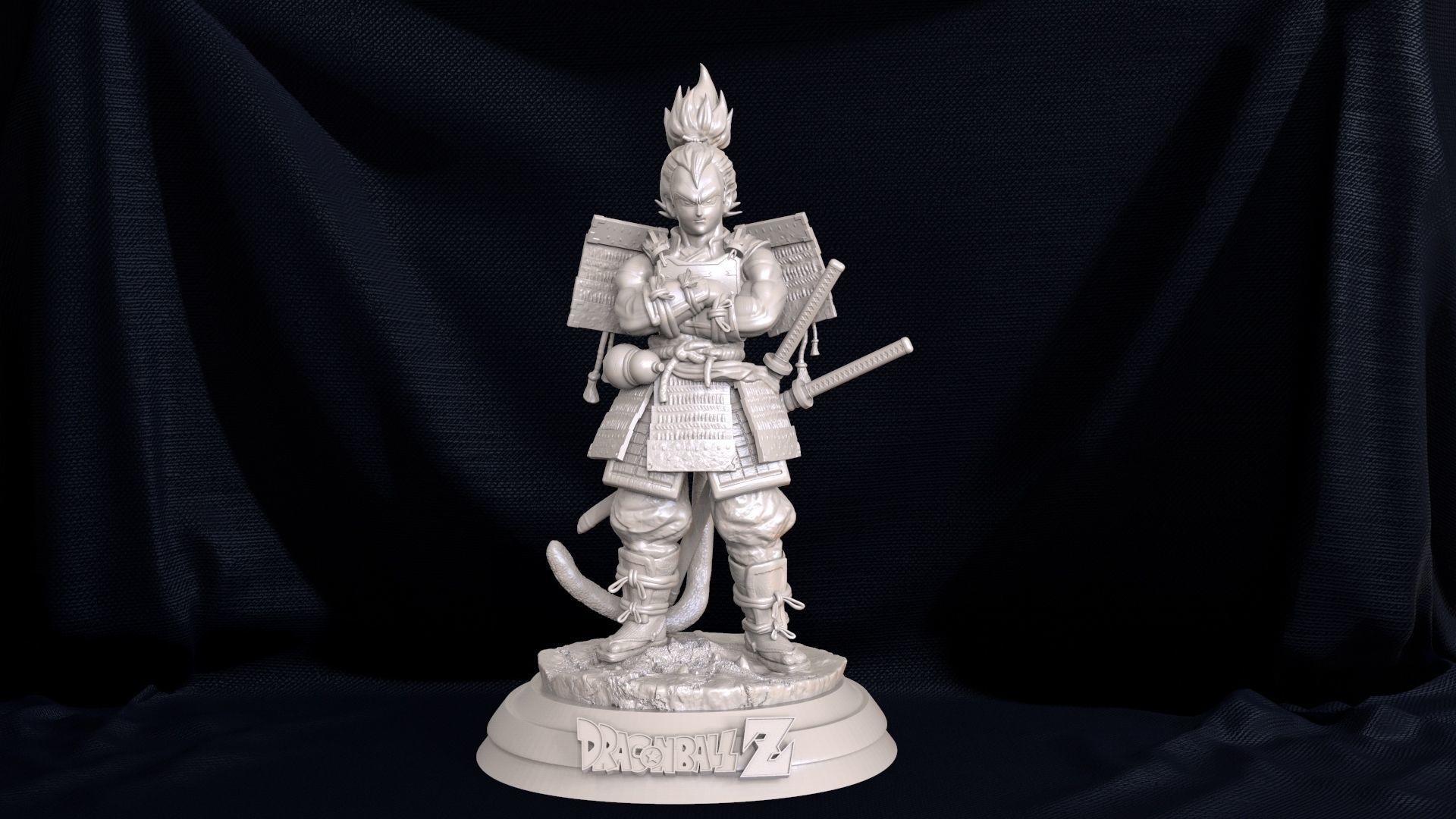 Samurai Vegeta 3D print model_5