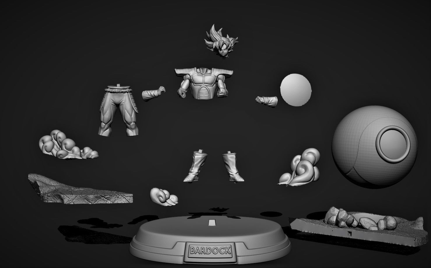 Bardock Capsule 3D print model_7